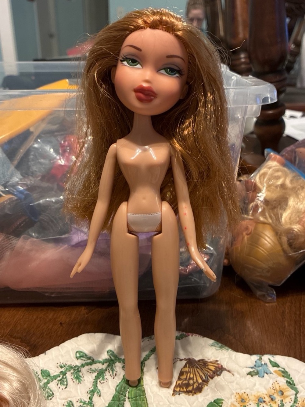 Bratz head gamez meygan nude doll